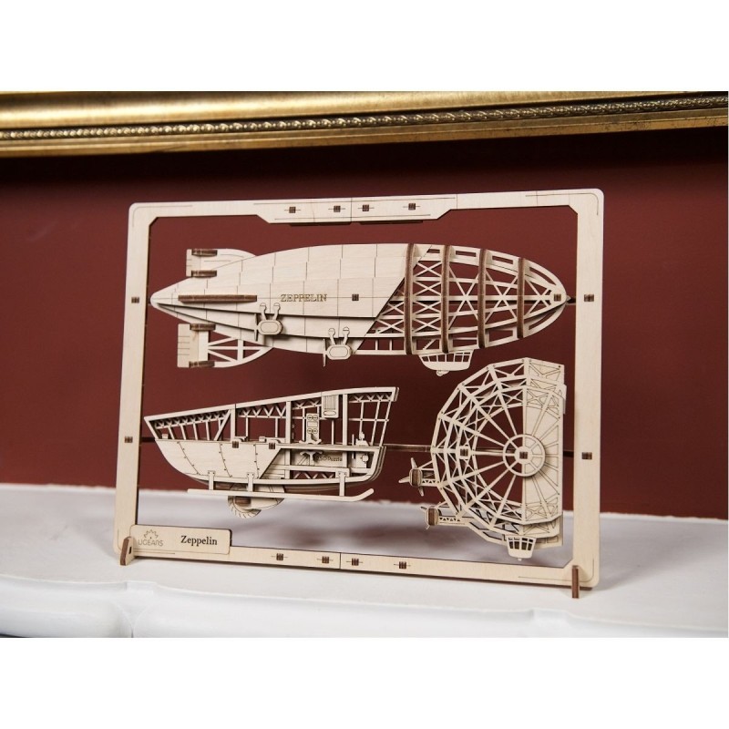2.5D Loco Steam Express 79Pcs - Puzzle 3D Mécanique en Bois