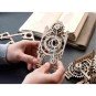 Ancien Beffroi 44Pcs - Puzzle 3D Mécanique en Bois