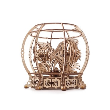 ugears aquarium mecanique puzzle 3d mecanique en bois maquette bois puzzle 3d