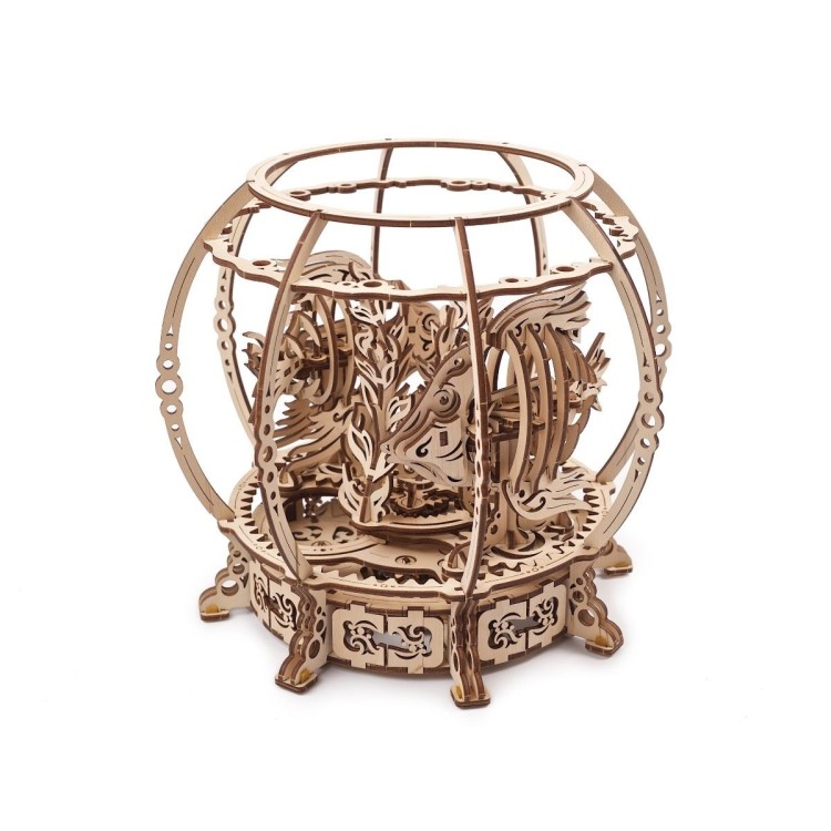 Aquarium Mecanique - Puzzle 3D Mécanique en Bois