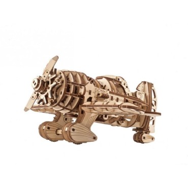 ugears avion mad hornet 354 pcs puzzle 3d mecanique en bois maquette bois puzzle 3d