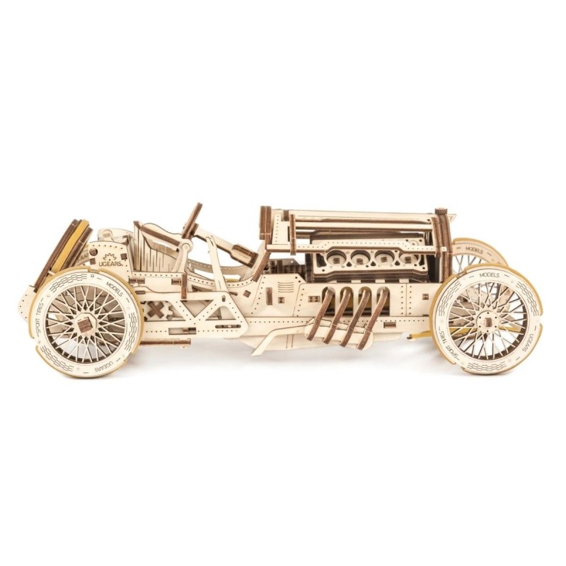 Bolide U-9 Grand Prix - Voiture de Course Mécanique Vintage
