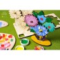Bouquet de Fleurs à Colorier - Puzzle 3D en Bois