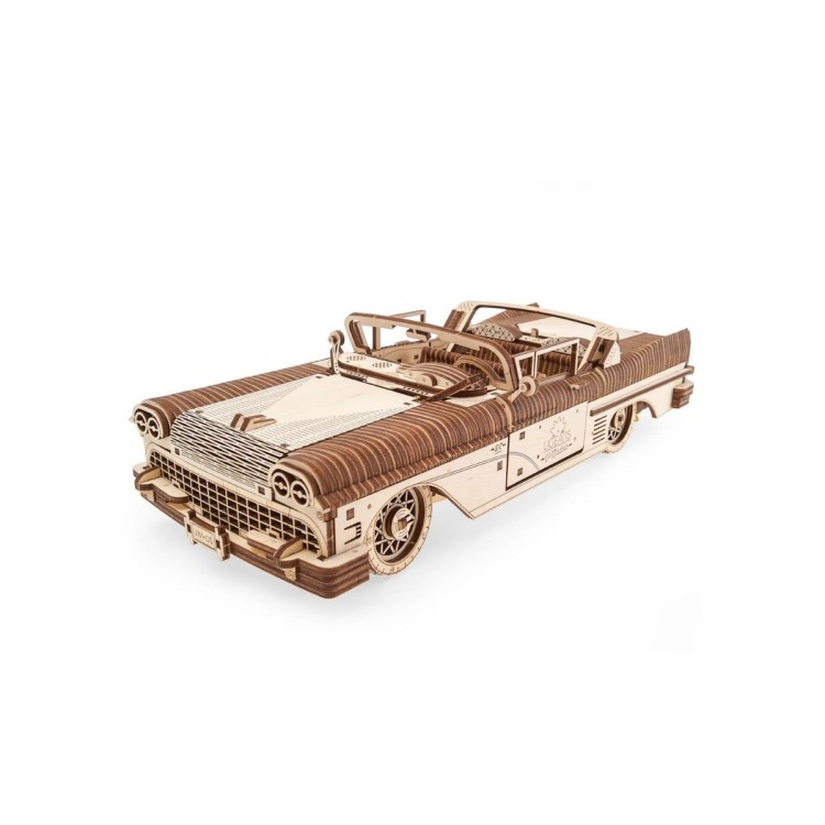 uGEARS VM 05 AUTO DI LUSSO AUTO DELL'ANNO 50 Modello 3D Puzzle Wood