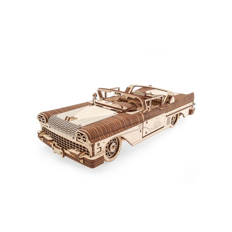 ugears cabriolet vm 05 voiture de luxe des annees 50 maquette bois puzzle 3d