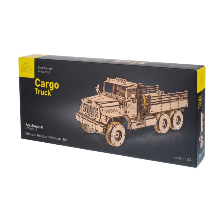 Camion Cargo 550Pcs - Puzzle 3D Mécanique en Bois