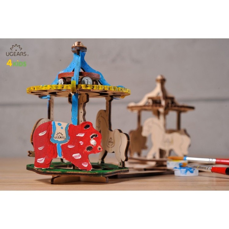 COLORING MERRY-GO-ROUND