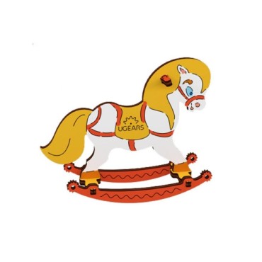 COLORING ROCKING HORSE