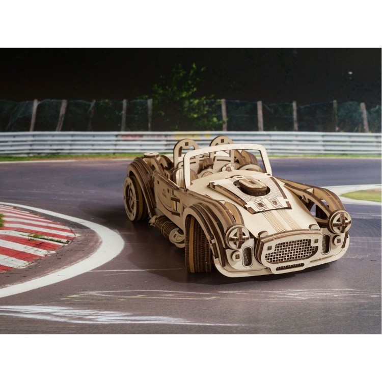 Cobra Racing Drift - Puzzle 3D Mécanique en Bois