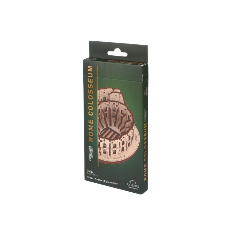 Colisee De Rome 63Pcs - Puzzle 3D Mécanique en Bois