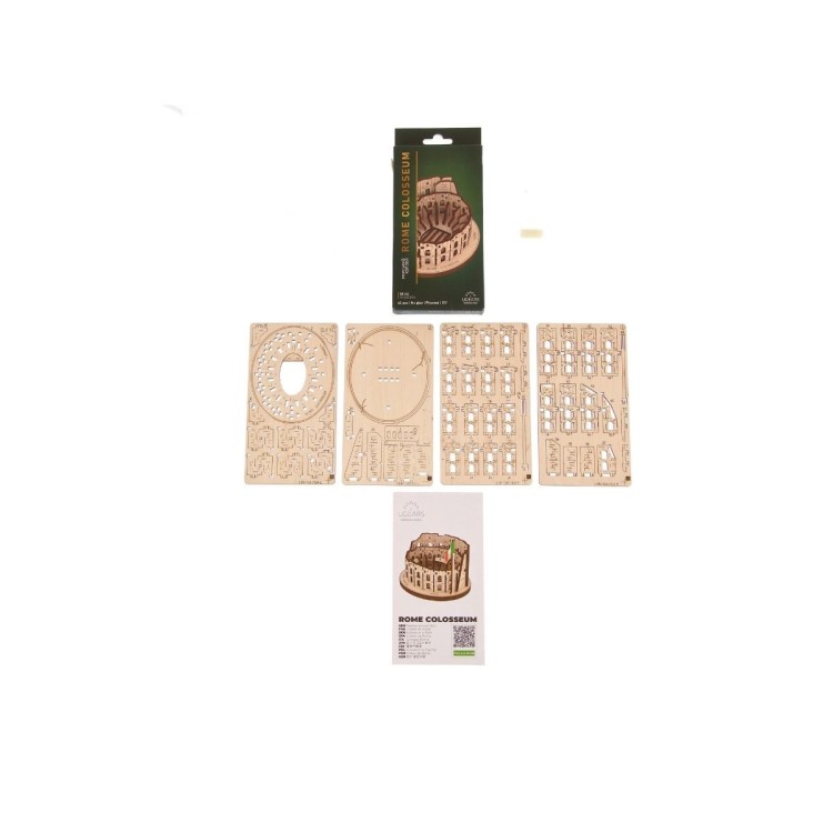 Colisee De Rome 63Pcs - Puzzle 3D Mécanique en Bois