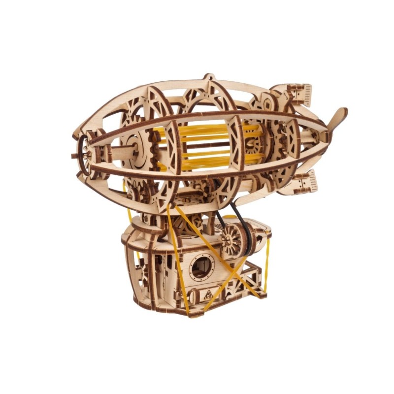 ugears dirigeable steampunk 170pcs puzzle 3d mecanique en bois maquette bois puzzle 3d