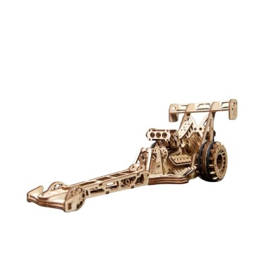 ugears dragster top fuel 321pcs puzzle 3d mecanique en bois maquette bois puzzle 3d