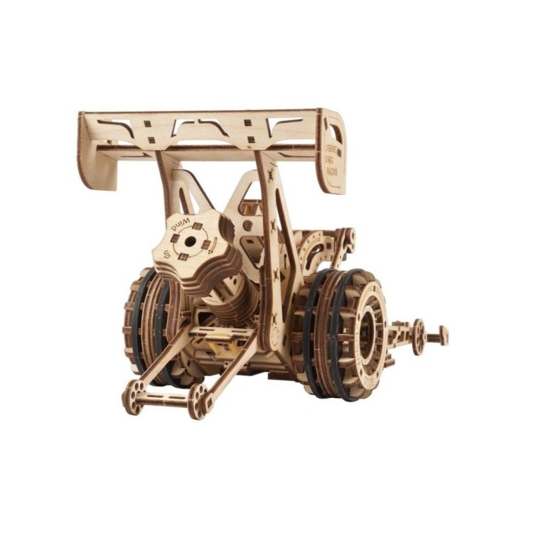 Dragster Top Fuel 321Pcs - Puzzle 3D Mécanique en Bois