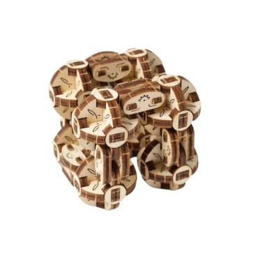 ugears flexi cube 2 0 144pcs puzzle 3d mecanique en bois maquette bois puzzle 3d