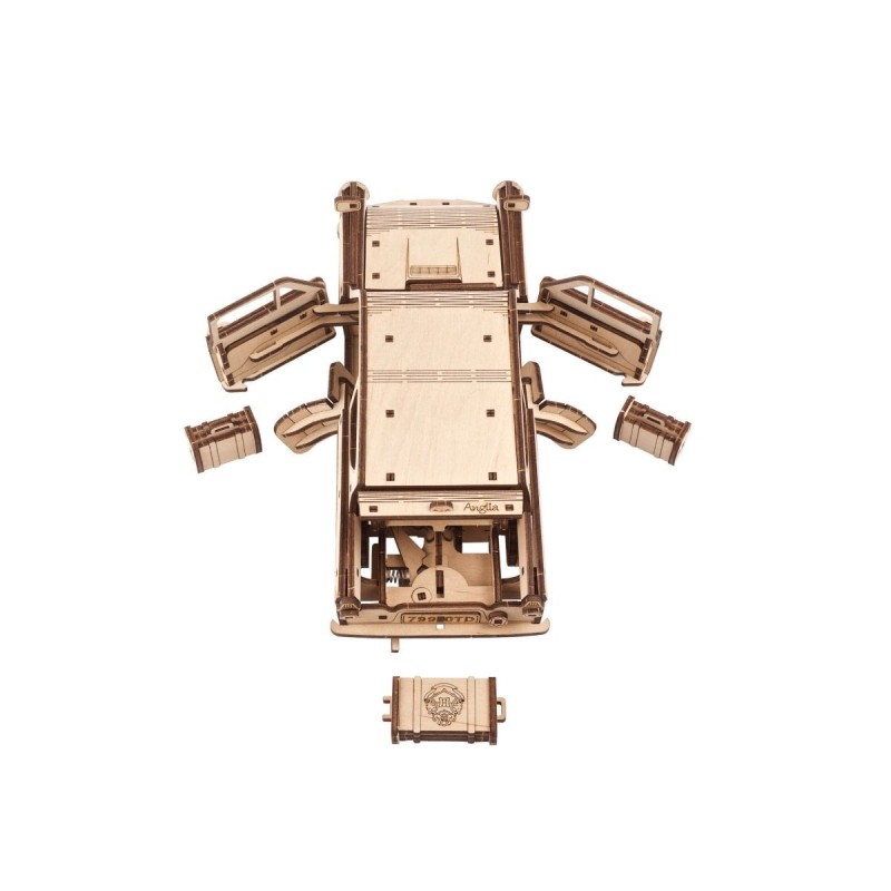 Harry Potter Ford Anglia Volante Des Weasley - Puzzle 3D Mécanique en Bois