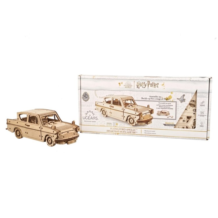 Harry Potter Ford Anglia Volante Des Weasley - Puzzle 3D Mécanique en Bois