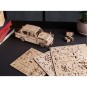 Harry Potter Ford Anglia Volante Des Weasley - Puzzle 3D Mécanique en Bois