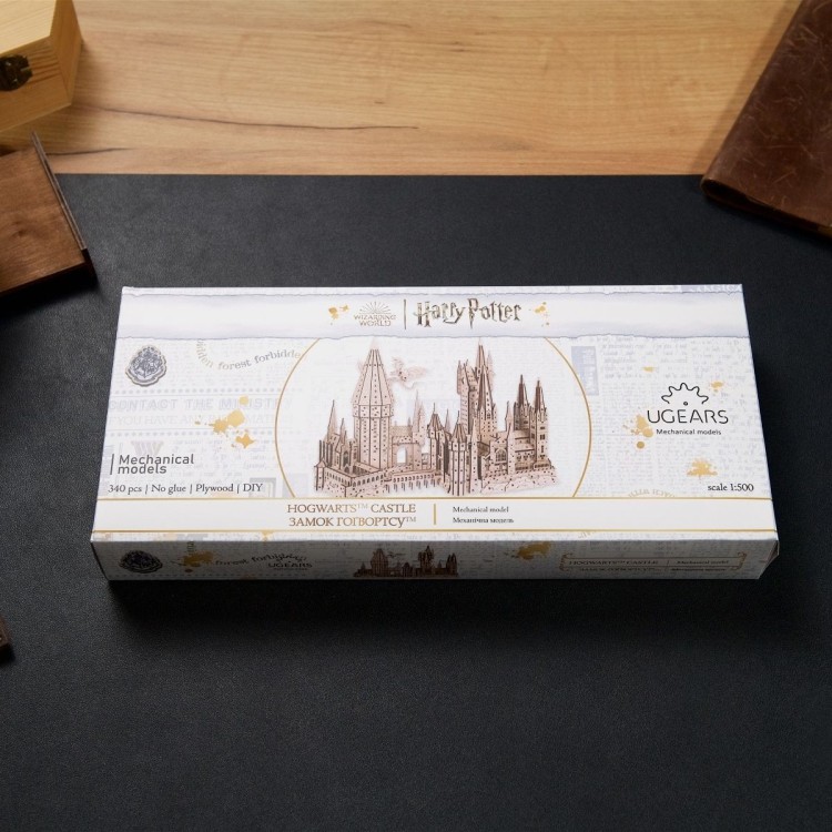 Harry Potter Le Chateau De Poudlard 340Pcs - Puzzle 3D Mécanique en Bois