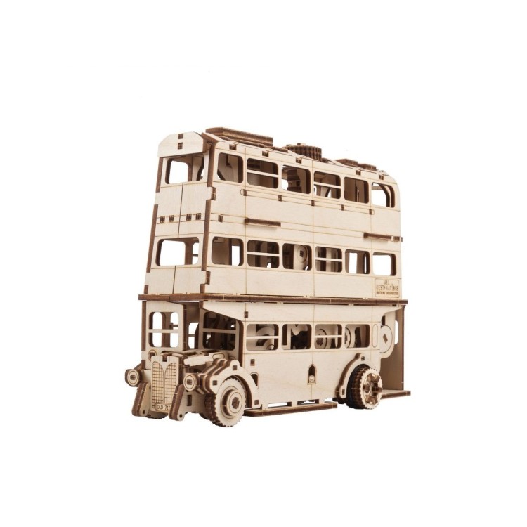 ugears harry potter le magicobus puzzle 3d mecanique en bois maquette bois puzzle 3d