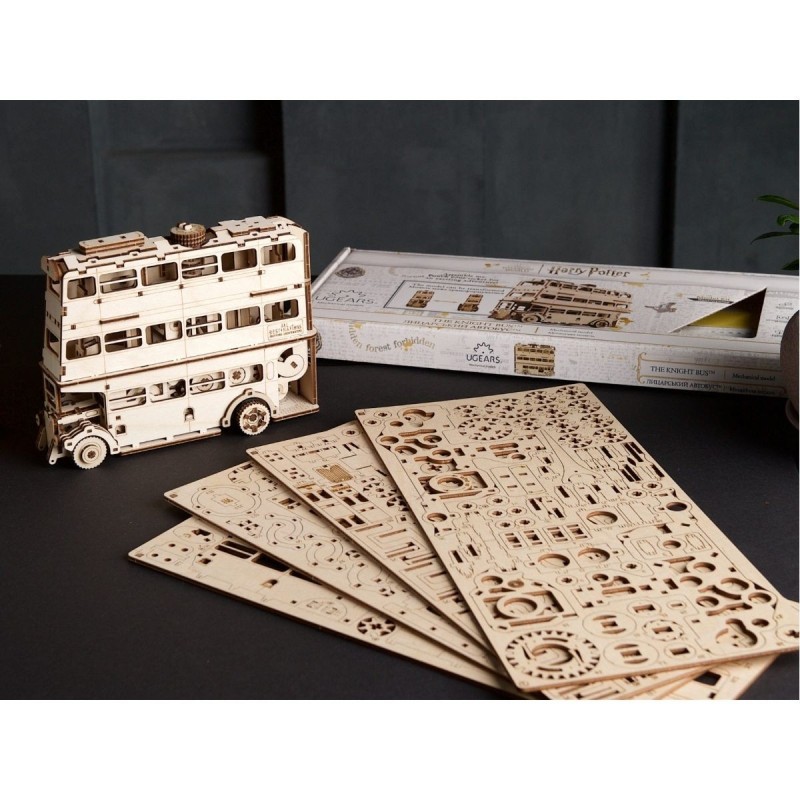 Harry Potter Le Magicobus - Puzzle 3D Mécanique en Bois