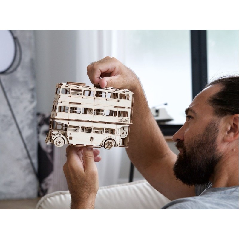 Harry Potter Le Magicobus - Puzzle 3D Mécanique en Bois