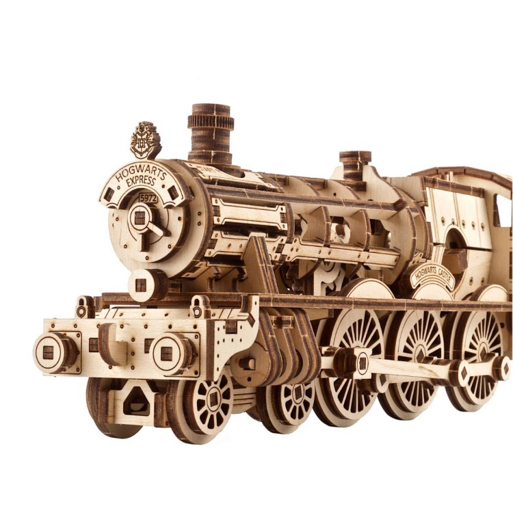 ugears harry potter le poudlard express tm puzzle 3d mecanique en bois maquette bois puzzle 3d