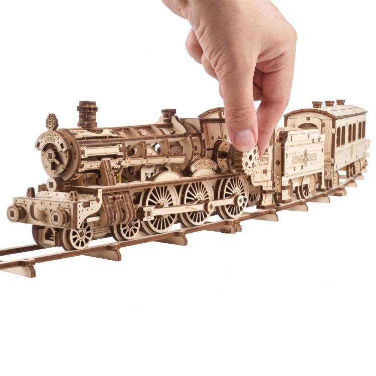 Harry Potter Le Poudlard Express Tm - Puzzle 3D Mécanique en Bois