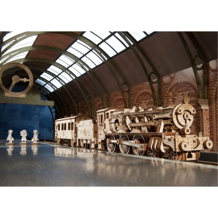 Harry Potter Le Poudlard Express Tm - Puzzle 3D Mécanique en Bois