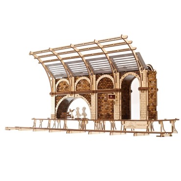 ugears harry potter le quai 9 3 4 230 pcs puzzle 3d mecanique en bois maquette bois puzzle 3d