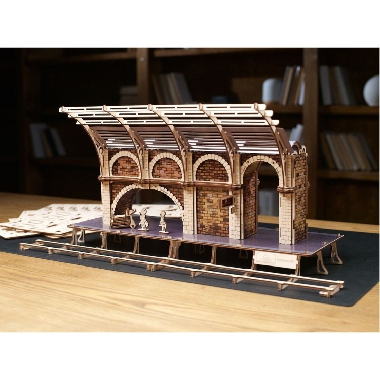 Harry Potter Le Quai 9 3/4 230 Pcs - Puzzle 3D Mécanique en Bois