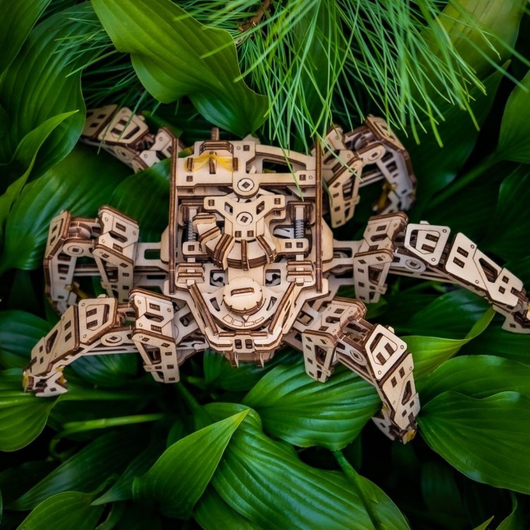 Hexapod Explorer - Puzzle 3D Mécanique en Bois