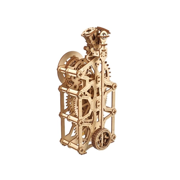 Horloge A Moteur 265Pcs - Puzzle 3D Mécanique en Bois