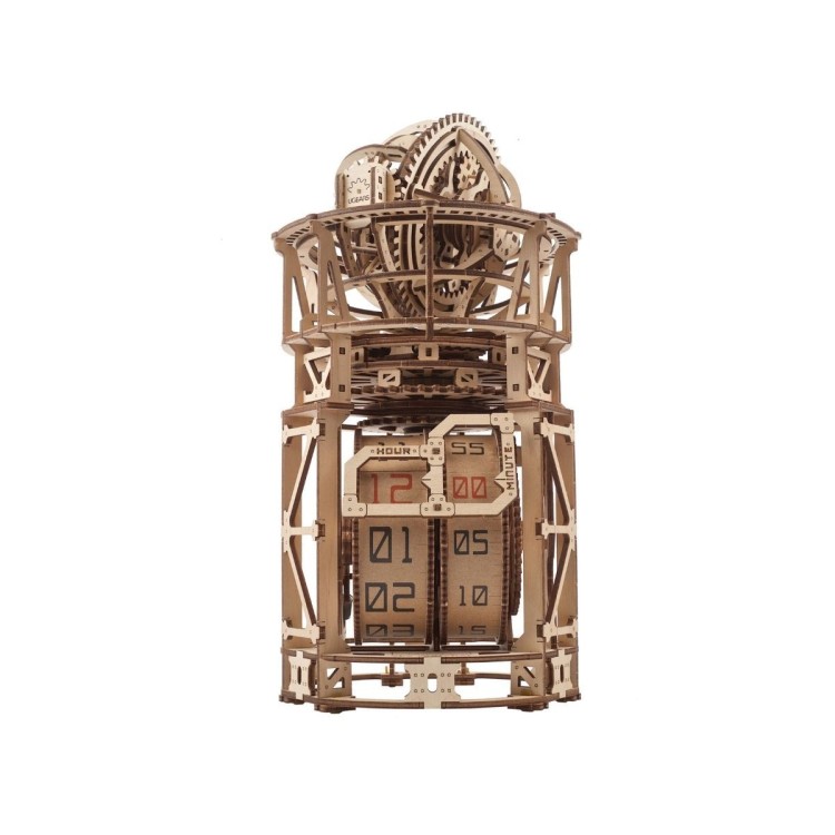 ugears horloge de table sky watcher tourbillon puzzle 3d mecanique en bois maquette bois puzzle 3d