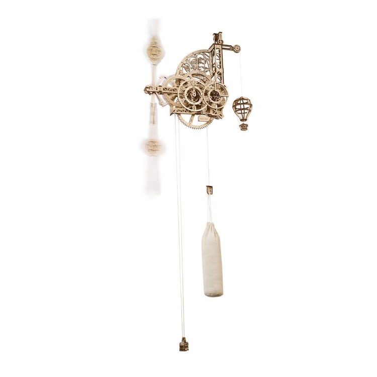 Horloge Murale - Puzzle 3D Mécanique en Bois