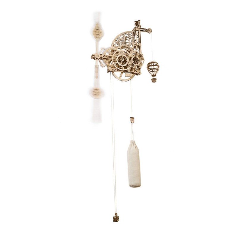 Horloge Murale - Puzzle 3D Mécanique en Bois