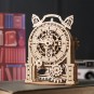 Horloge Vintage 43Pcs - Puzzle 3D Mécanique en Bois