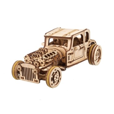 ugears hot rod furious 207pcs puzzle 3d mecanique en bois maquette bois puzzle 3d