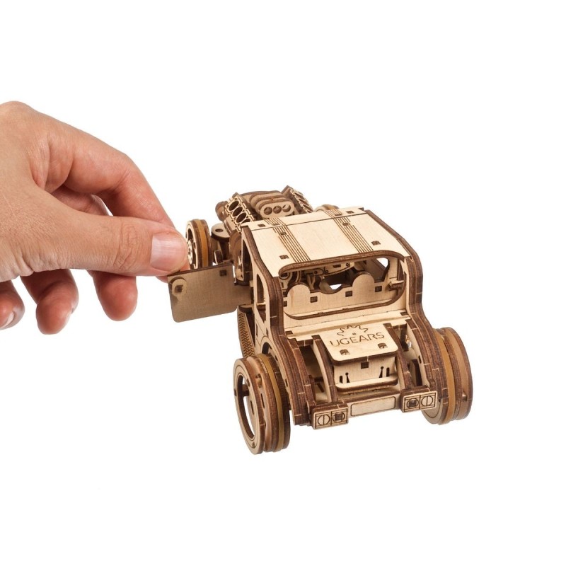 Hot Rod Furious 207Pcs - Puzzle 3D Mécanique en Bois