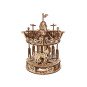 ugears le carrousel automate mecanique vintage maquette bois puzzle 3d