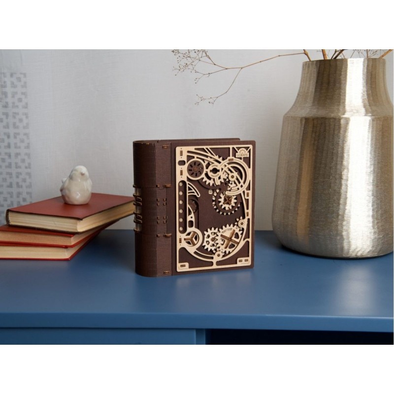 Le Livre Des Secrets 263Pcs - Puzzle 3D Mécanique en Bois