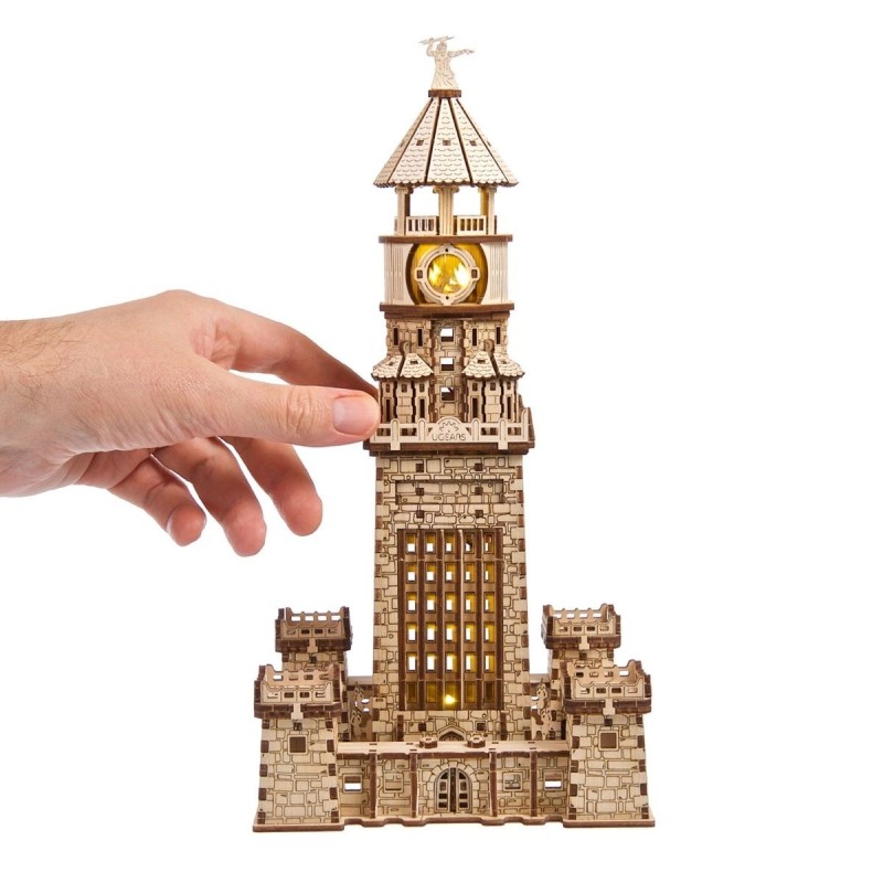 Le Phare D'alexandrie 340Pcs - Puzzle 3D Mécanique en Bois
