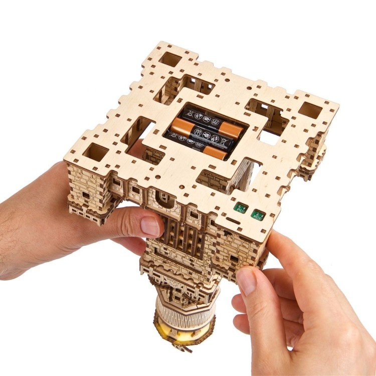 Le Phare D'alexandrie 340Pcs - Puzzle 3D Mécanique en Bois