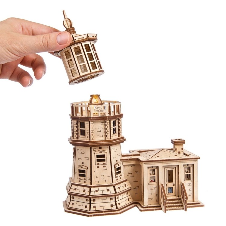 Le Phare De Split Rock 295Pcs - Puzzle 3D Mécanique en Bois