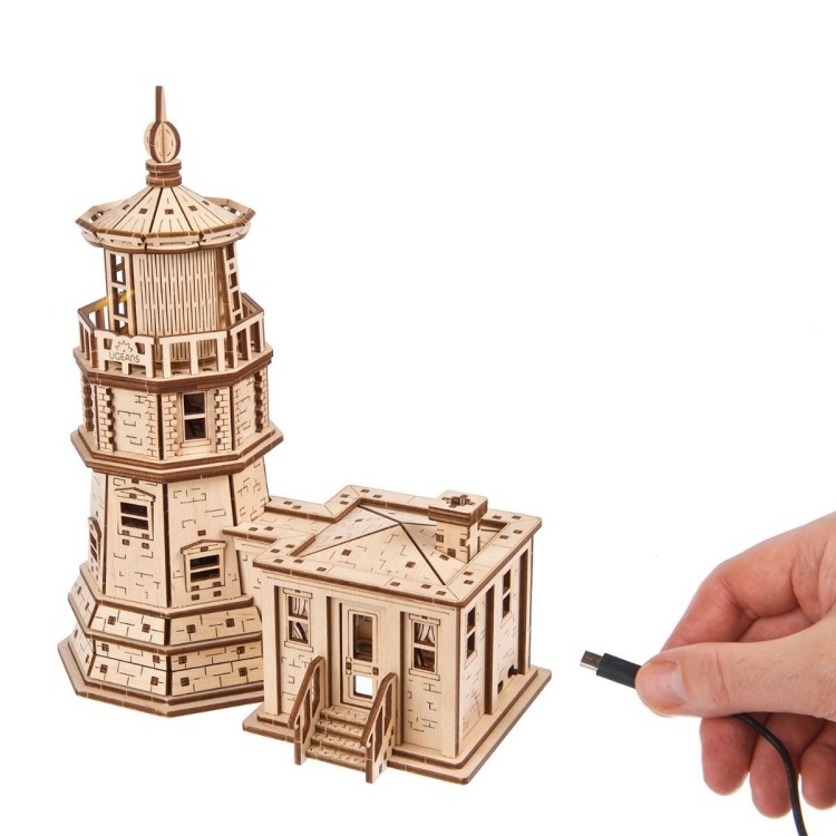 Le Phare De Split Rock 295Pcs - Puzzle 3D Mécanique en Bois