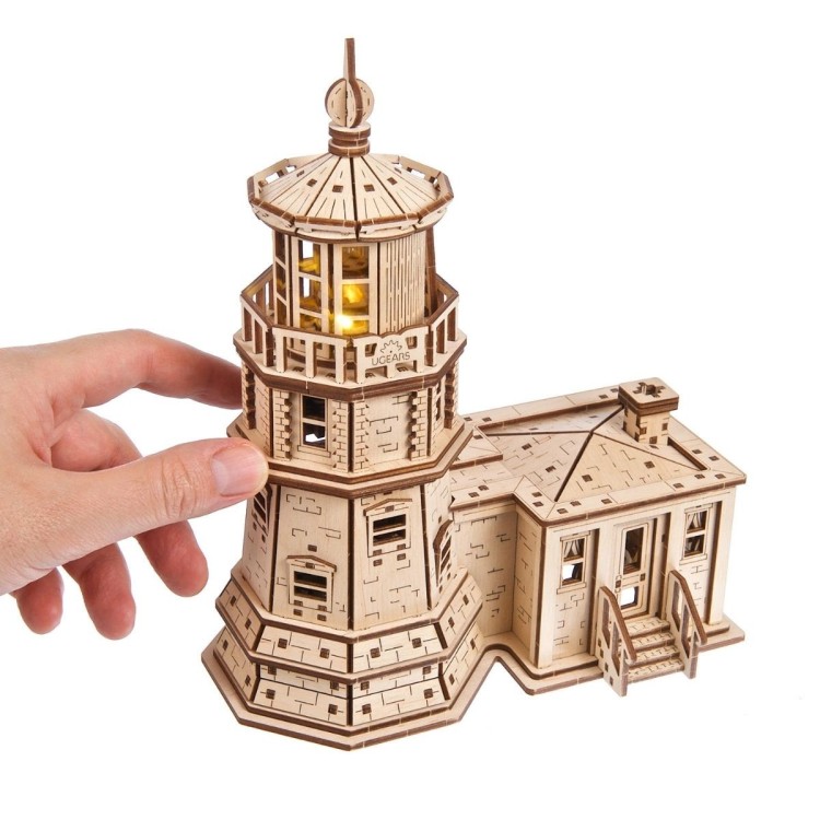 Le Phare De Split Rock 295Pcs - Puzzle 3D Mécanique en Bois