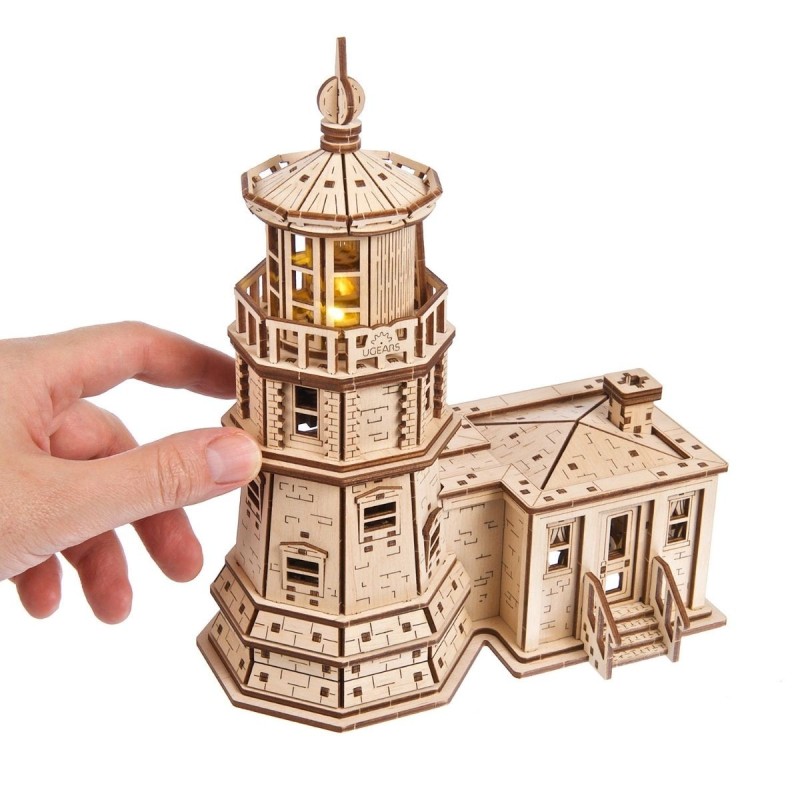 Le Phare De Split Rock 295Pcs - Puzzle 3D Mécanique en Bois