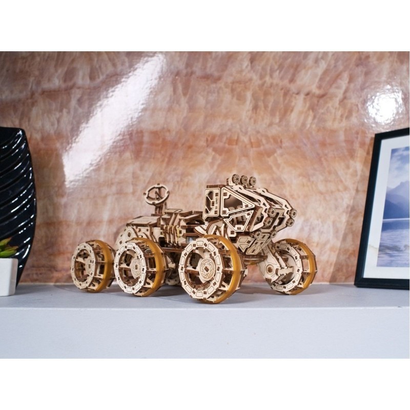 Mars Rover Avec Cabine 562Pcs - Puzzle 3D Mécanique en Bois