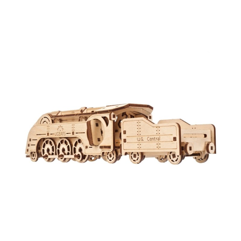 Mini Locomotive 172Pcs - Puzzle 3D Mécanique en Bois