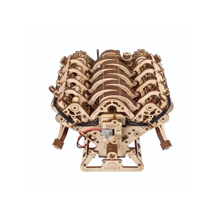 Moteur V8 776Pcs - Puzzle 3D Mécanique en Bois